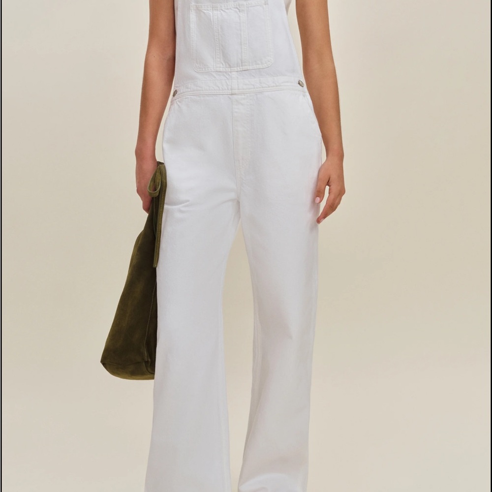 Reformation Arlo Denim Overalls